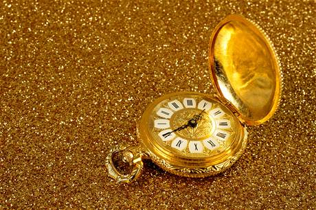 Zlaté hodinky - ilustraní foto