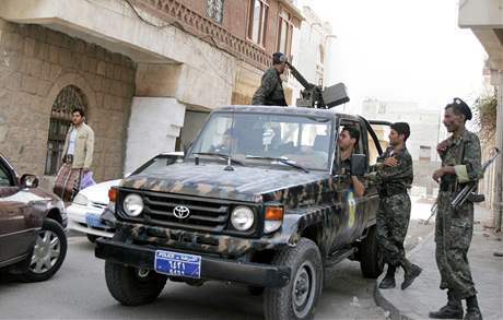 Jemenská bezpenostní jednotka v hlavním mst