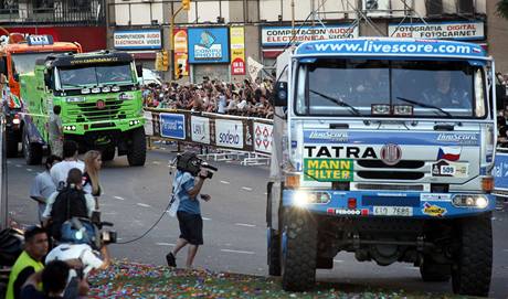 Tomeek na startu Rally Dakar. 