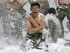 Zimní výcvik jihokorejské armády v mst Pjeongang