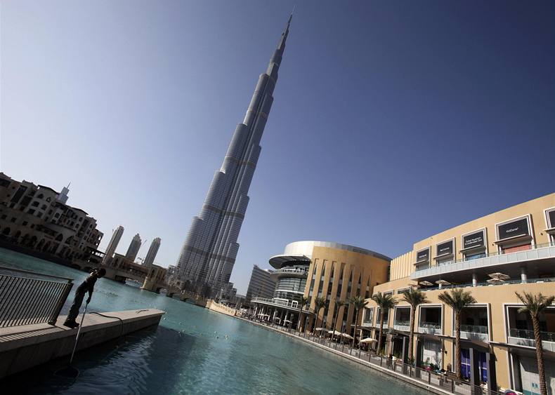 Nejvyí budova svta - mrakodrap Burd Dubaj.