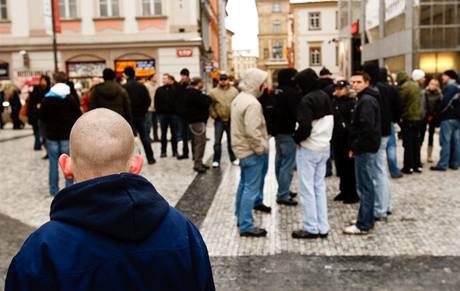 Akce pravicových extremist v Praze skonila neúspchem