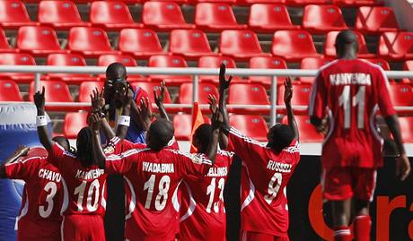 Radost fotbalist Malawi.