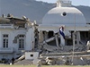 Zemtesení na Haiti - zborcený  palác