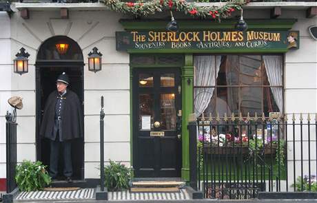 Muzeum Sherlocka Holmese na Baker Street 221B.