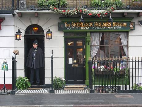 Muzeum Sherlocka Holmese na Baker Street 221B.