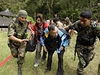 Záplavy v Peru - armáda evakuuje turisty