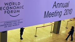 Zaal smutn Davos, do atmosfry bankrot a beznadje Klaus nepojede