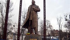 Pomník Stepana Bandery v ukrajinském Lvov