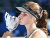eská tenistka Karolína Plíková vyhrála na Australian Open v Melbourne juniorskou dvouhru.