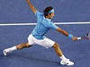 Roger Federer ve finále Australian open. 