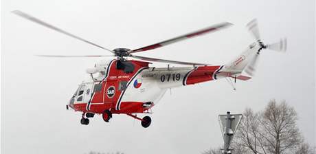Vrtulník záchranné sluby - ilustraní foto