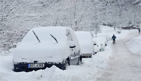 V Libereckém kraji napadlo pes noc na 3. února okolo 30 centimetr snhu.