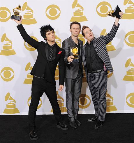 Green Day na pedávání cen Grammy
