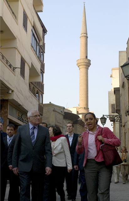 Vclav Klaus na tdenn nvtv Egypta