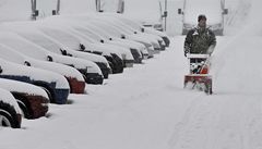 V sobotu napadne a 15 cm snhu. Hroz snhov jazyky