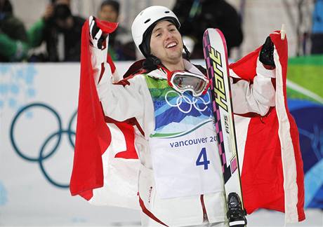 Olympijský vítz v jízd v boulích Alexandre Bilodeau.