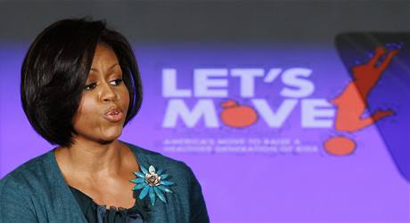 Michelle Obamová zahájila kampa proti dtské obezit.
