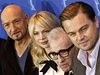 Leonardo di Caprio na Berlinale. Na snímku s Ben Kingsley, Michelle Williams, Martin Scorsese a Di Caprio