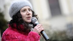 Martha Issová na 4. praské defenstraci