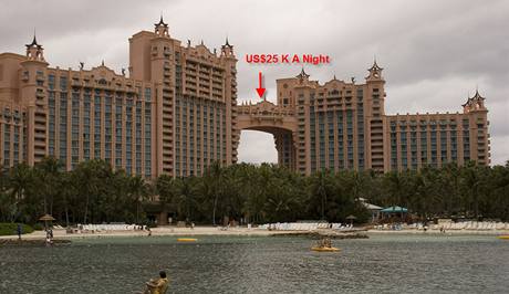 Bridge Suite v hotelu The Atlantis