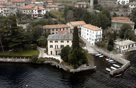 Clooneyho luxusn vila Oleandra u Comskho jezera na severu Itlie.