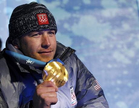 Americký lya Bode Miller, vítz olympijské superkombinace