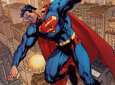 Superman v komiksu, ilustran foto