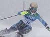 Maria Holmnerová na trati olympijského slalomu.