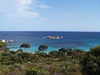 Korsika plá Palombaggia 