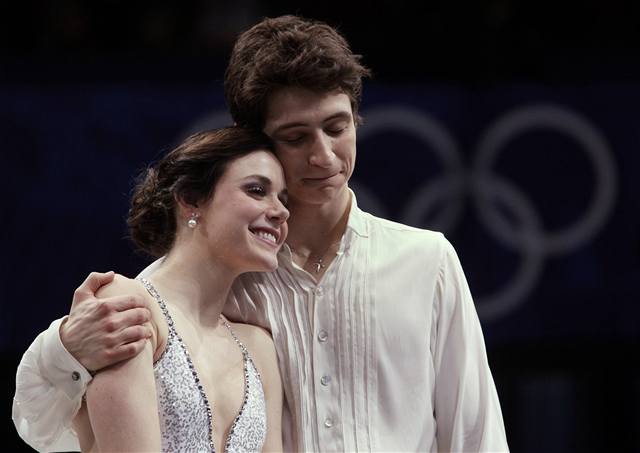Kanadský pár Scott Moir a Tessa Virtueová.