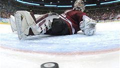 Masalskis inkasuje první gól.