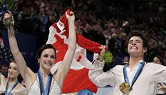 Kanadský pár Scott Moir a Tessa Virtueová.
