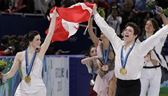 Kanadský pár Scott Moir a Tessa Virtueová.