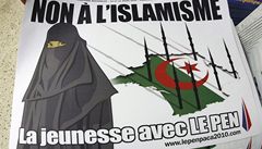 Francouzská pravice si vypůjčila švýcarské 'NE minaretům' na kampaň