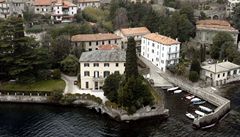 Clooneyho luxusní vila Oleandra u Comského jezera na severu Itálie.