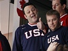 Finále USA-Kanada si nenechal ujít ani herec Vince Vaughn.