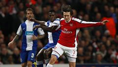 VIDEO: Arsenal i s Rosickm rozdrtil Porto 5:0, pt branek padlo i ve Florencii