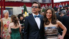 Herec Robert Downey Jr. se svojí �enou Susan Levinovou