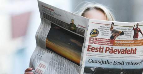 Estonský deník Eesti Päevaleht - ilustraní foto