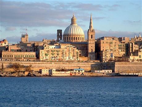 Ostrov Malta ve Stedozemním moi.