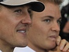 Michael Schumacher na tiskové konferenci