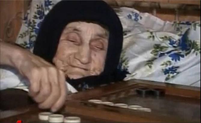 130letá Antisa Khvichavaová, z�ejm� nová nejstar�í �ena sv�ta.