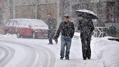 esko zashlo odpoledne siln snen a vtr, na jihu hrozilo rozvodnn ek