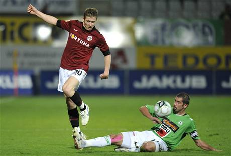 Utkání 21. kola první fotbalové ligy mezi FK Baumit Jablonec - AC Sparta Praha.