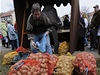 Farmáský trh na Vítzném námstí v Praze Dejvicích