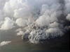 Podmoská sopka u ostrova Tonga v jiním pacifiku. 
