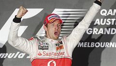 Druh zvod F1 v Melbourne ovldl Button z McLarenu