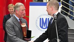 Princ Charles dostal v Brn medaili za zjem o ivotn prosted