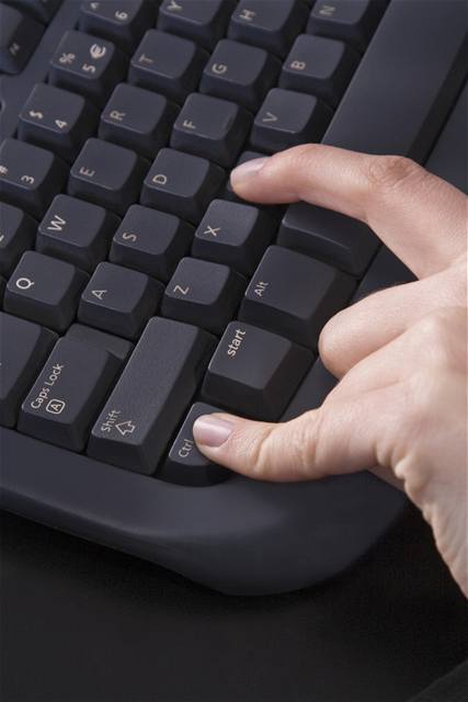 Kopírování na klávesnici (ilustraní foto)